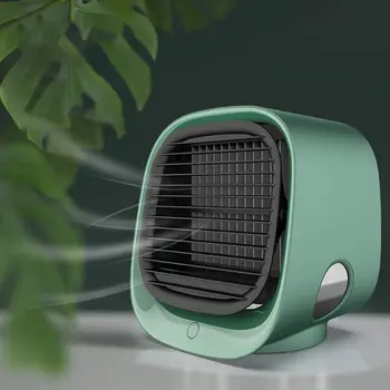 

Home Mini Air Conditioner Portable Air Cooler 4 Colors LED Light USB Humidifier Purifier Desktop Air Cooler Fan with Water Tank