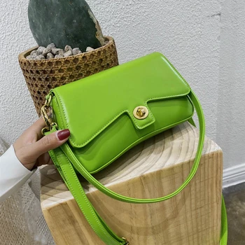 

Special design Small PU Leather shoulder bag Fashion Crossbody Bags For Women 2020 Luxury Ladies Solid Color Shoulder Handbags