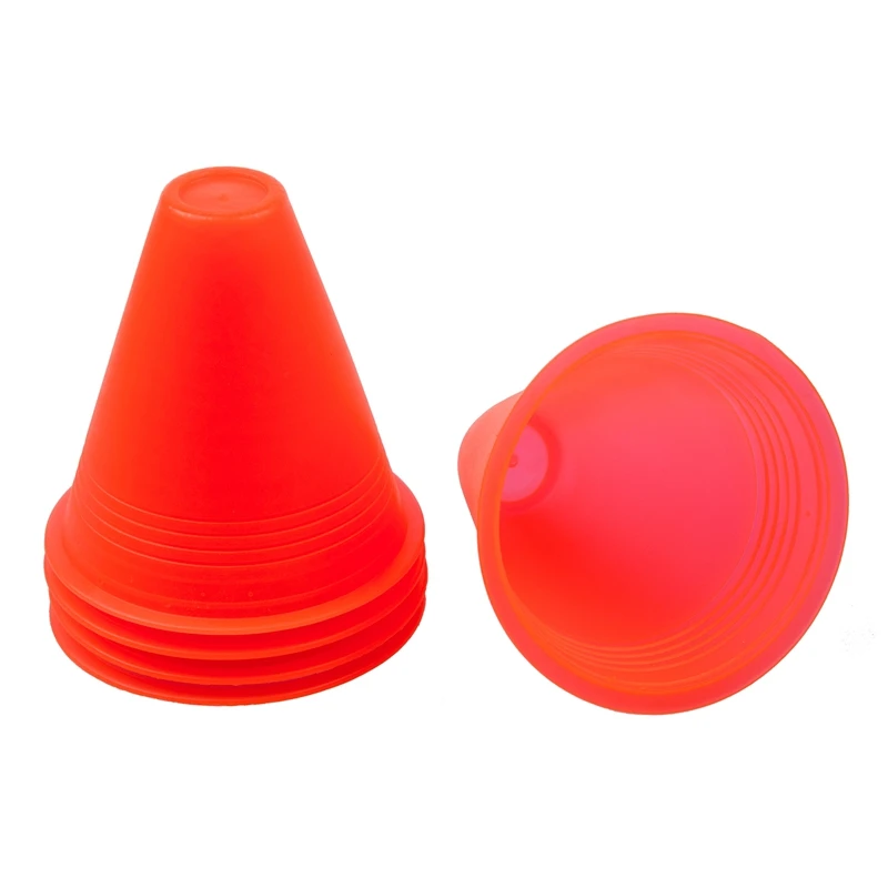 FFYY-5pcs 3 дюйм(ов) конусов для слалом Фигурное катание роликовые Катание на коньках-красный