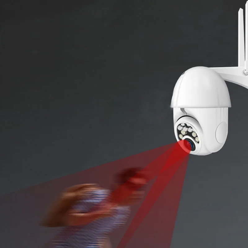 1* HD Водонепроницаемая камера видеонаблюдения Открытый wifi безопасности Беспроводная инфракрасная камера вилка Европа/США
