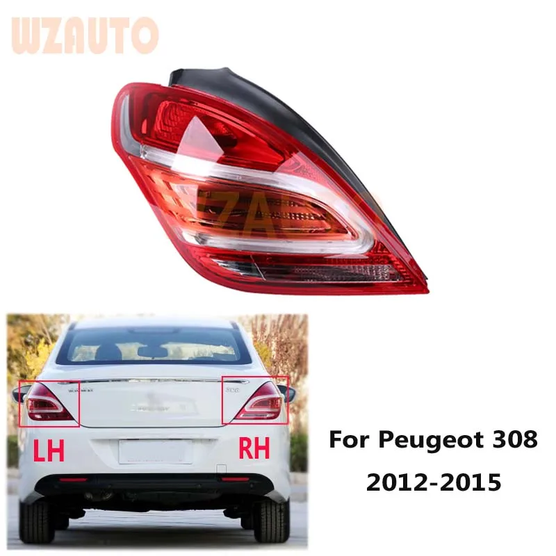 

Rear Tail Light Assembly Tail Light Tail Lamp Housing For Peugeot 308 2012 2013 2014 2015