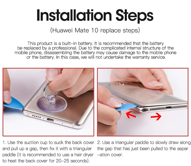 NOHON батарея мобильного телефона для huawei mate 10 20 9 8 7 S P20Pro сменная батарея HB436486ECW HB396689ECW Bateria Batarya