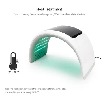 

Detachable 7 Colors LED PDT Bady Neck Face Machine 130 Big LED Light 3 Parts LED Photon 20-30℃ Heat Care Ance Skin Rejuvenation