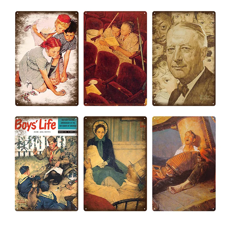 

Posters Prints Wall Art Retro Medieval Style Poster Vintage Metal Tin Sign Cafe Coffee Shop Pub Bar Home Decor Iron Plates