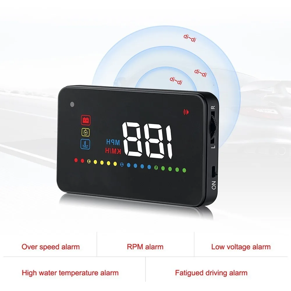 Автомобильный Универсальный Obd2 дисплей на лобовое стекло проекция Hud Авто A200 Цифровые автомобильные принадлежности для спидометра