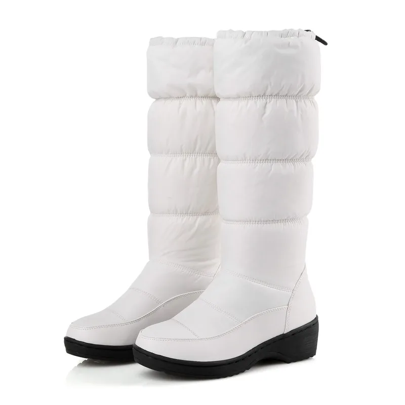 

Fashion woman boots new comfortable wedge with thigh high boots big size feather snow boots women off white shoes brand