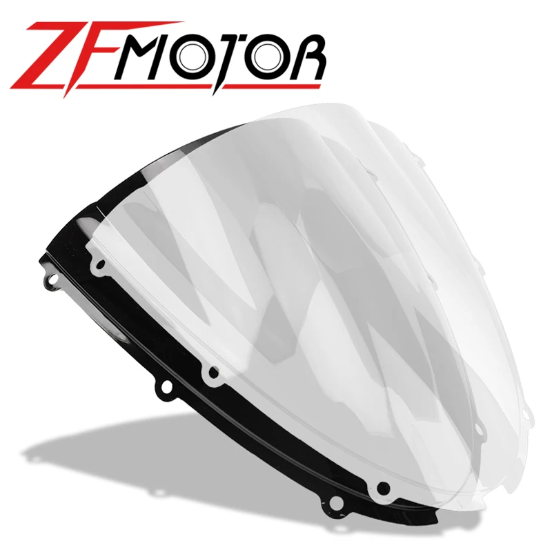 Мотоциклетное ветровое стекло воздушный дефлектор ветра для KAWASAKI ZX6R 2005 2006 2008 ZX10R