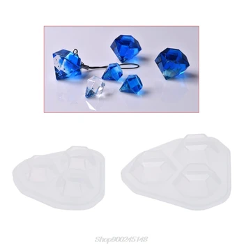 

Transparent Silicone Mold Diamond Shaped Jewelry DIY Cake Decoration Dessert Handmade Tools resin Jy15 20 Dropship