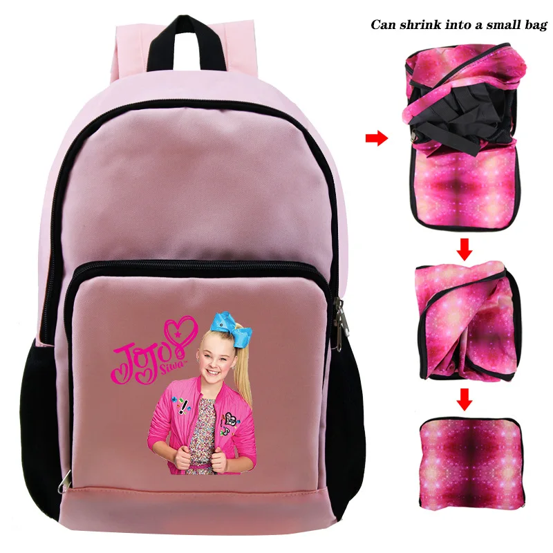 photo colour Дети Jojo Siwa рюкзак для девочек школьная сумка супер звезда школьный персональный книга сумки печать mochila большой емкости Bolsa - Цвет: photo colour
