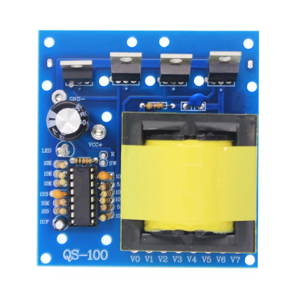 

500W Inverter DC 12V-24V to AC 180V-220V-380V Booster Board Module 0.35A Voltage LED Inverters Converters Booster Board Module