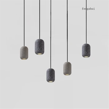 

Postmodern LED Pendant Light Lighting Fixtures Cafe Home Decor Living Room LED Pendant Lamps Concrete Deco Kitchen Hanging Lamp