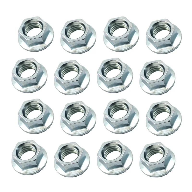 16pcs Flange Wheel Lug Nut Compatible With Polaris Atv's And Utv's
