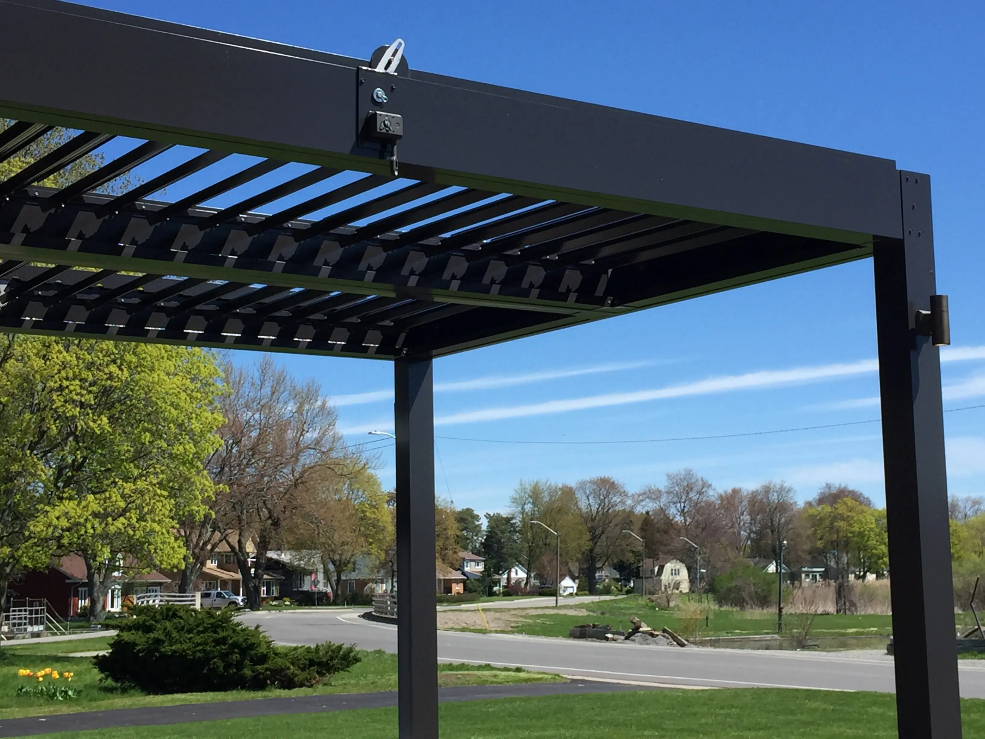Waterproof Decorations Aluminum Sunshade Pergola