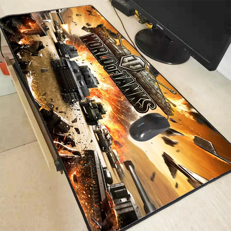 XGZ World of Tanks коврик для мыши игровой коврик мыши с фиксируемым краем геймерский коврик для мыши игровой компьютерный коврик для мыши ноутбук большие игровые коврики