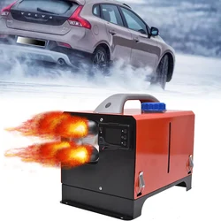 Calefacción estacionaria para vehículos diésel, calentador de 8000W y 12V y 24V con mando a distancia Universal, calefactor para camiones, remolques y casas rodantes