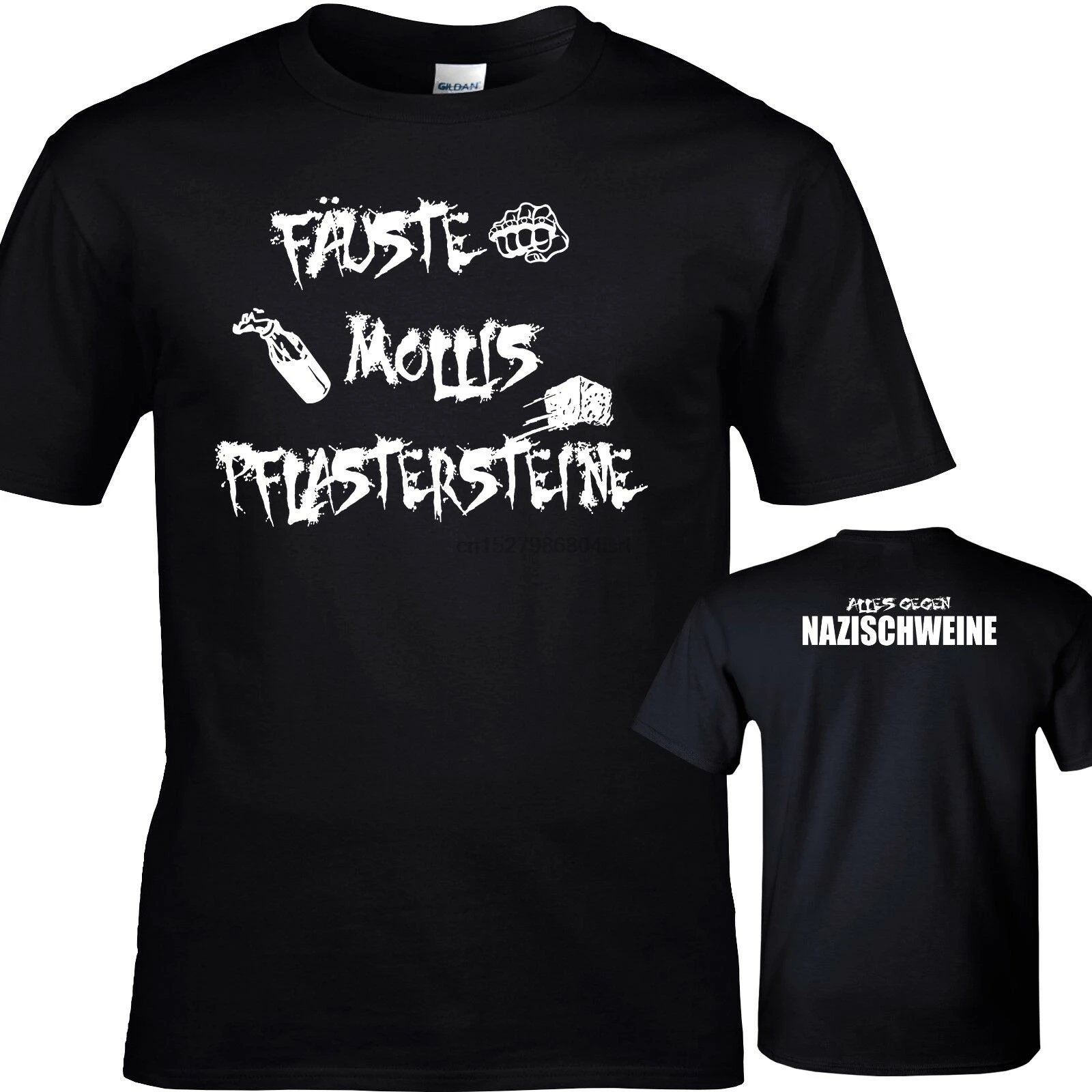 NAZISCHWEINE футболка Ной S-XXL Gegen фашистов панк Punkshirt FCK NZS Politshirt | Мужская одежда