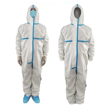 

Isolation Reusable Safety Coverall Suit Full Protection Suits Protective New