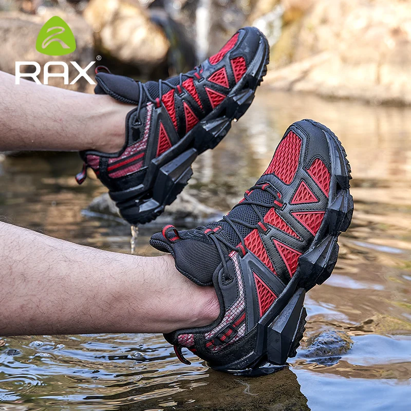 Rax Men Breathable Trekking Aqua Shoes Men Women Water Sports Shoes Summer Hiking Outdoor Sneakers Walking Fishing Zapatos