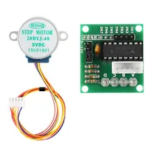 

5V 4-Phase 28YBJ-48 DC Gear Step Stepper Motor+ULN2003 Driver Board ULN2003 PIC MCU DIY