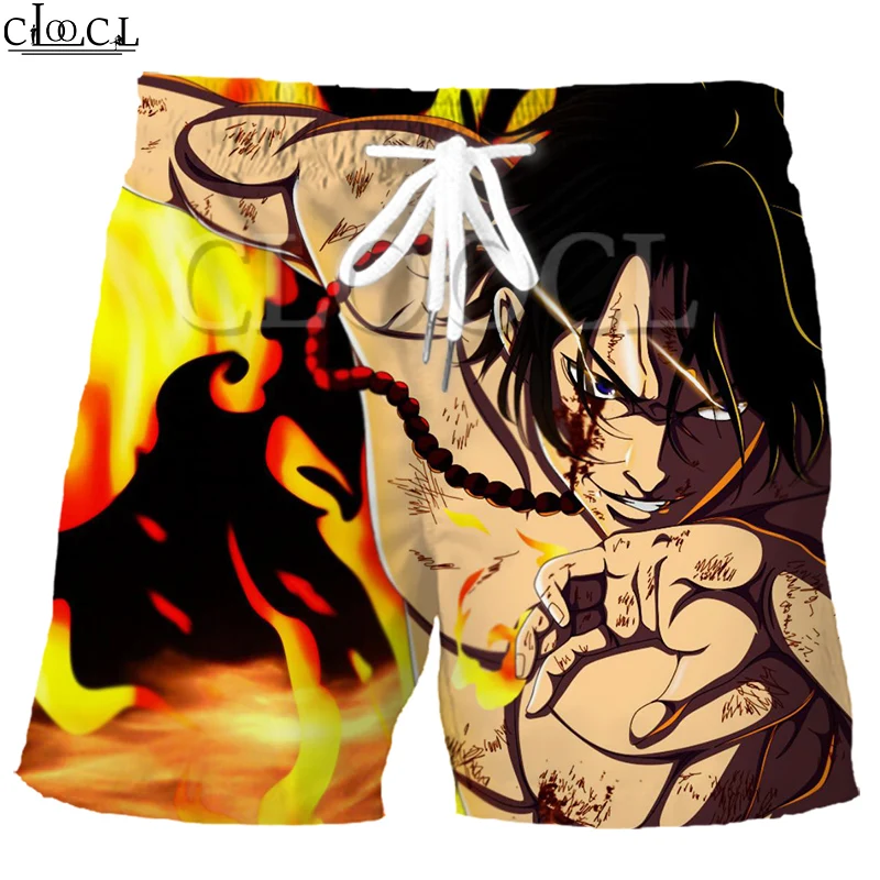 CLOOCL новейшие Японские Аниме One Piece 3D печать модные мужские шорты для отдыха спорта