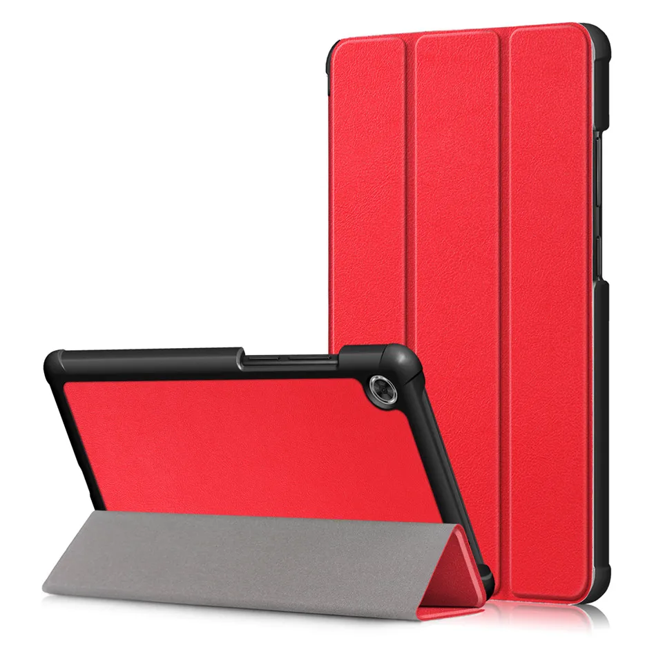 A1 Чехол для lenovo tab M7 tb-7305x tb-7305i tb-7305f умный чехол Funda для lenovo tab m7 тонкая магнитная Складная подставка для телефонов из зернистой кожи - Цвет: A1