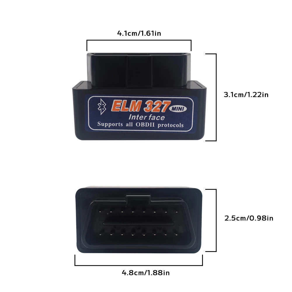 Мини elm327 Bluetooth OBD2 V1.5 автомобильный диагностический инструмент сканер код читатели сканирующий адаптер инструменты универсальный для Chevrolet Volvo Opel