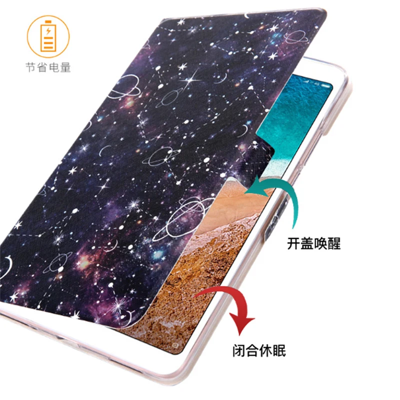 Мягкий силиконовый кожаный чехол-подставка из ТПУ с рисунком для Xiaomi mi Pad 4 Plus 10,1 mi pad4 Plus M1806D9PE 10,1 дюймов Tablet PC