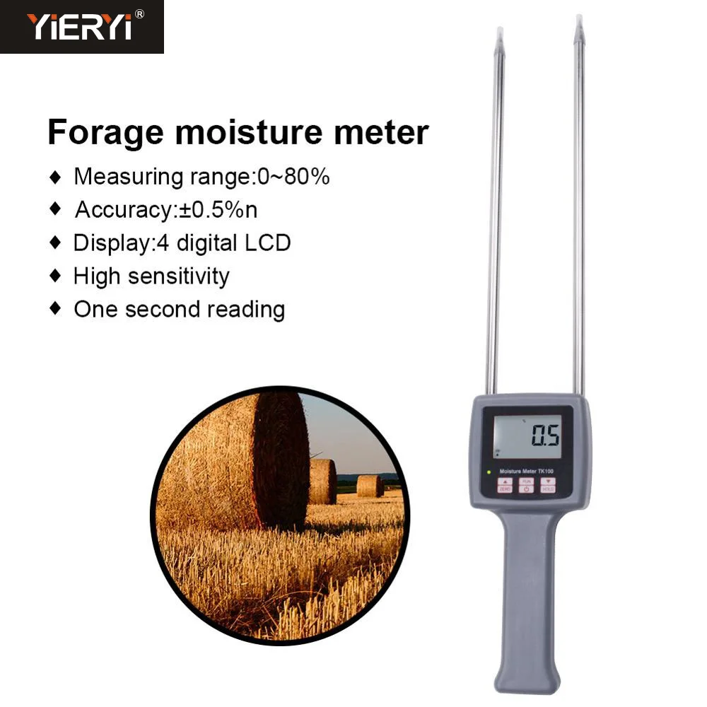 Yieryi HOT TK100 Portable Digital Multifunctional Moisture Meter For