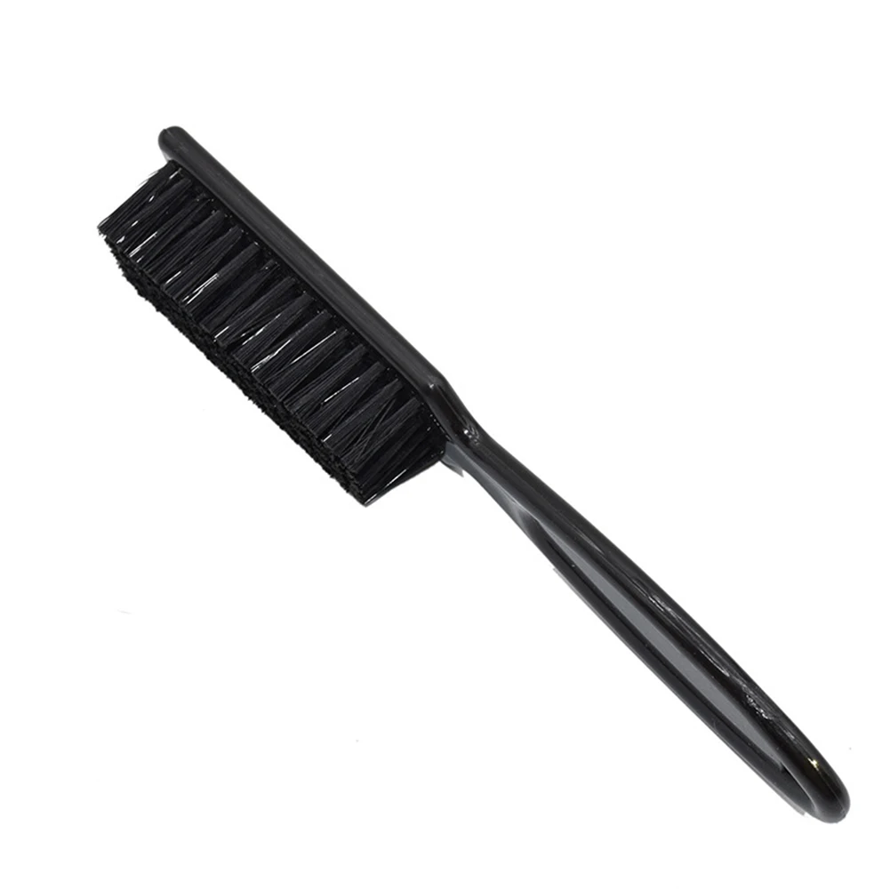 Men Portable Mustache Beard Comb Straightener Mustache Styling Beard Shaping Tool Brush Facial Hair Trimming Cleaning Comb - Цвет: Черный