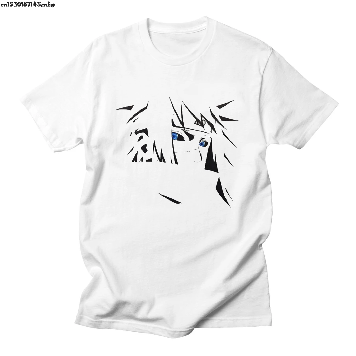 Наруто футболка Uzamki Hokage хлопок короткий рукав Футболка Мода графического