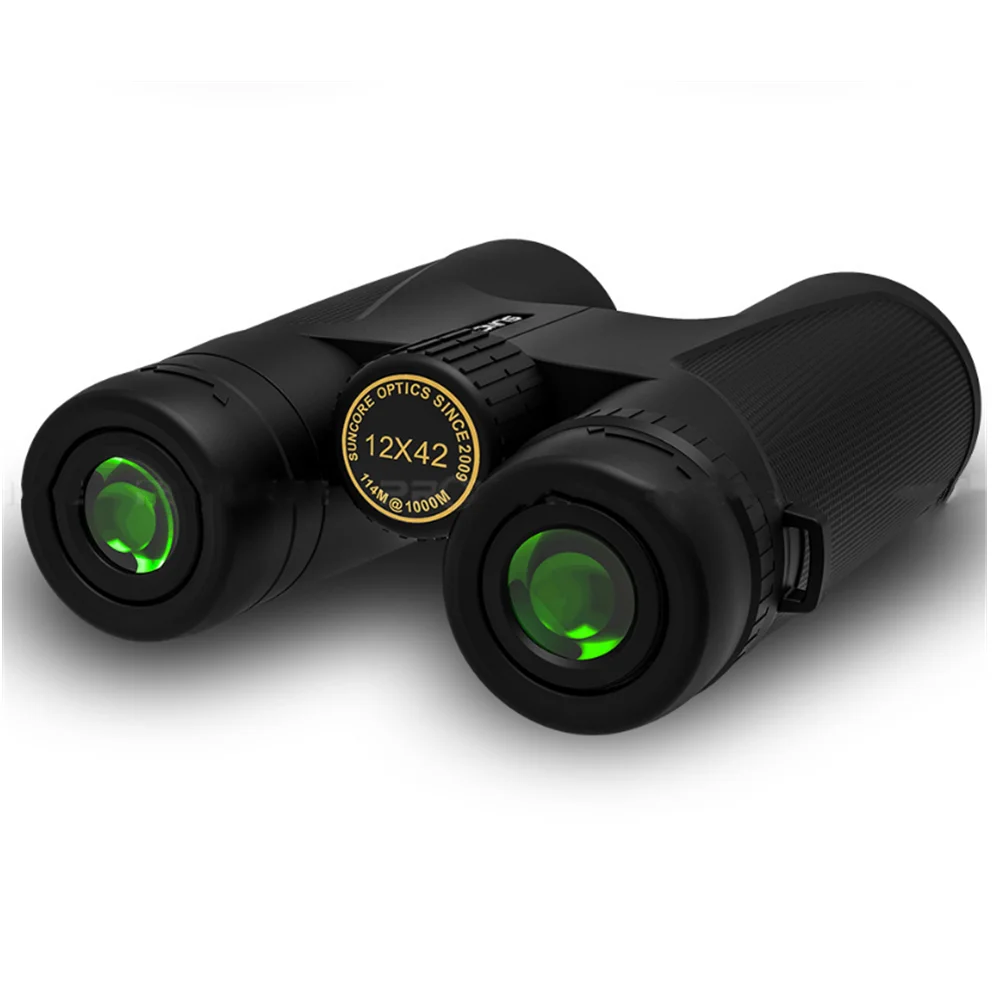 PRONITE 12X42 бинокль HD Высокое разрешение низкий светильник мерцающий телескоп