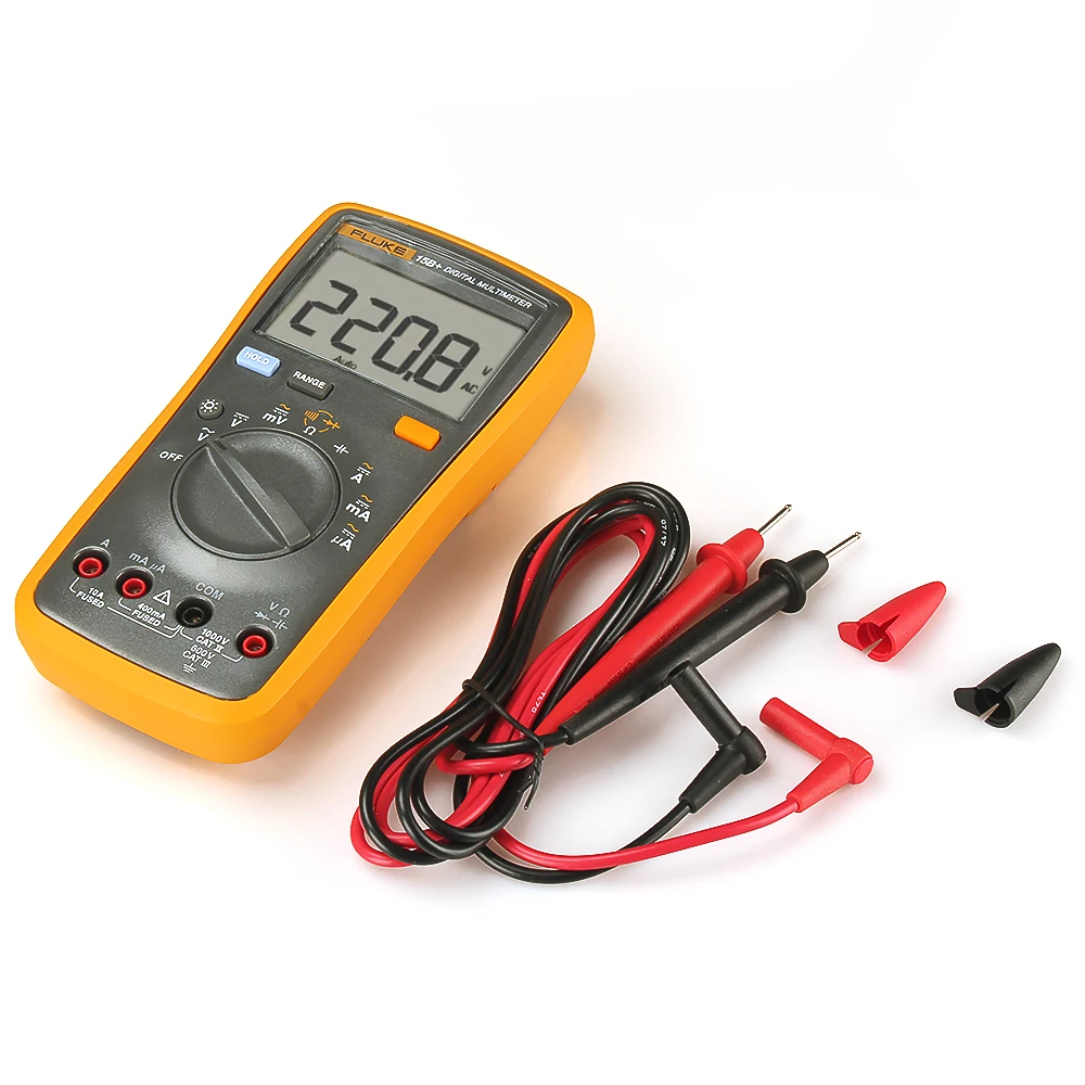 

FLUKE F15B+ 4000 Counts Digital Multimeter Portable Multimeter Handheld Voltmeter Ammeter Voltage Meter Universal Meter