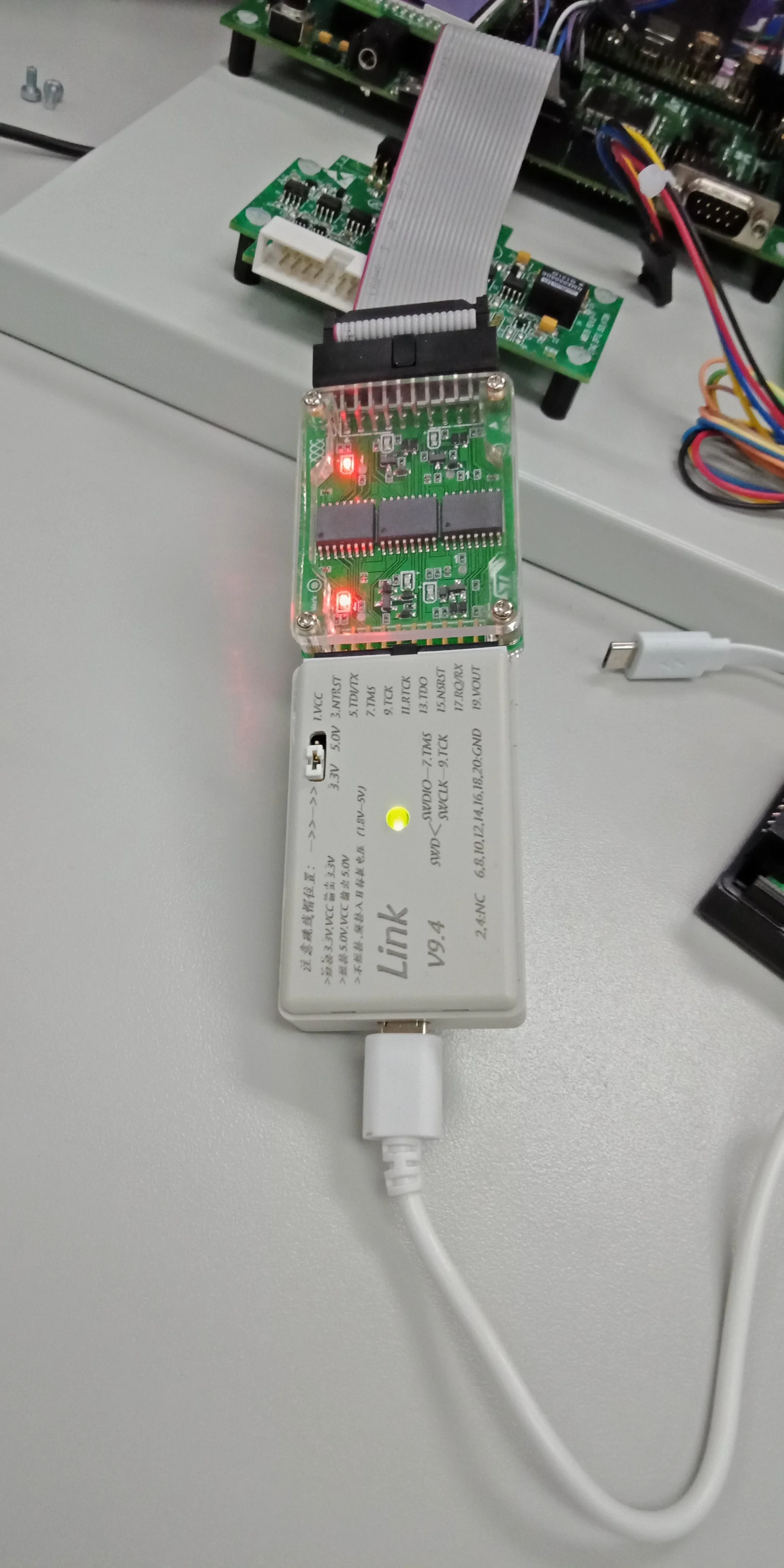Для JTAG/SWD/SWIM 2.5kv изоляционная плата, совместимая с JLINK v8, v9, v10, STLINK, ULINK и т. Д