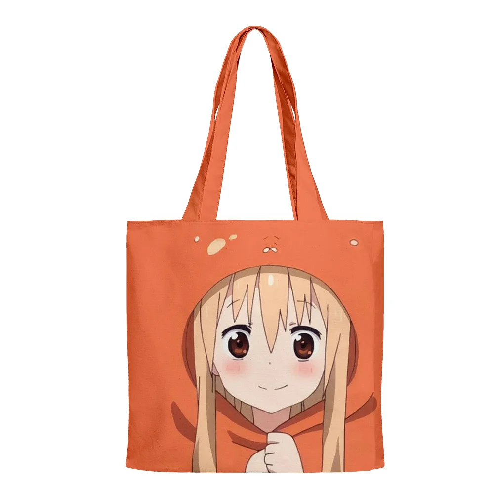 

2021 Himouto! Umaru-chan Teenager 3D Print Shoulder Bag Women Fluffy Bag Casual Oxford Totes Handbag Mini Bolso Mujer