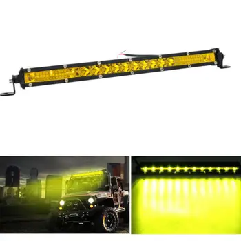 

78W 26LED Light Bar Yellow Combo Spot Beam Waterproof 50000+ Hours Shockproof