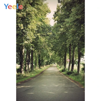 

Yeele Autumn Trees Forest Small Path Road Tunnel Custom Scenery Photography Backdrops For photo Studio Backgrounds Photographic