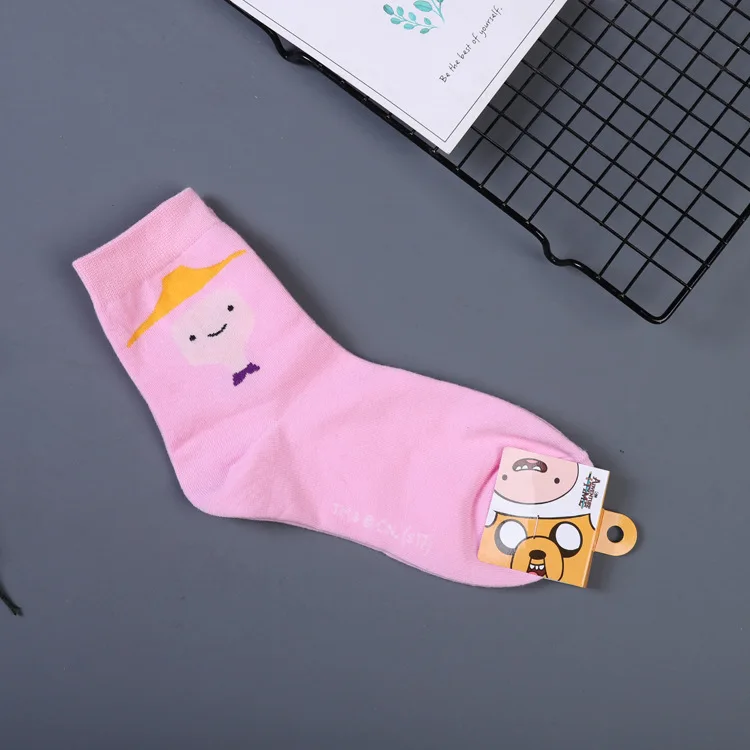 Женские хлопковые носки с рисунком; женские короткие милые Носки с рисунком; модные хипстерские носки с животным принтом в стиле Харадзюку