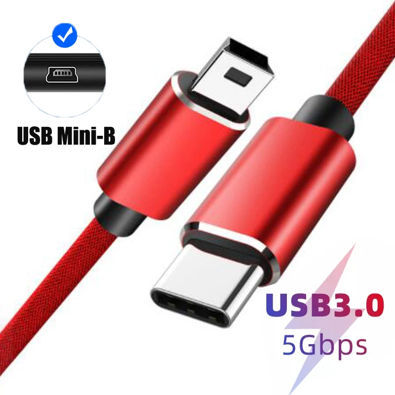 Generic Usb C 3.0 To Mini Usb Cable Usbc Male To Mini B Male Otg