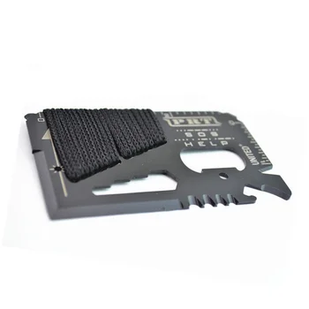 

14 in 1 EDC tool Mini Wallet SOS Survival Stainless Steel Multi Functional Outdoor Camping Rescue Pocket Survival Tool