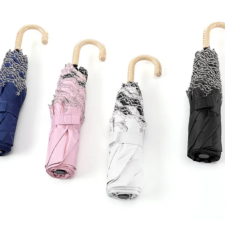 

Umbrella Manufacturers Three Fold Umbrella Direct Selling Parasol Hipster UV-Protection Parasol
