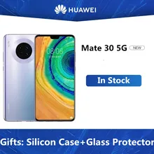 huawei mate 30 5G Версия Телефона Kirin 990 Android 10,0 6,6" 2340X1080 8 Гб ram 256 ГБ rom 40.0MP 40 Вт супер зарядное устройство IR Qi