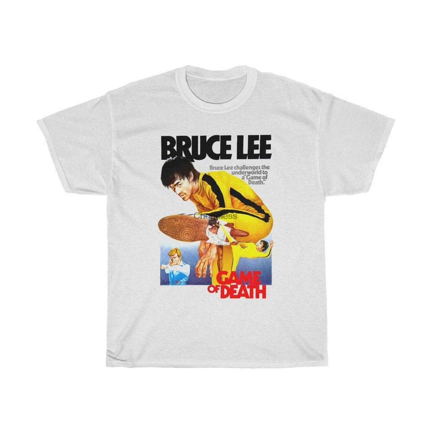 Bruce Lee 1978 Game of Death Unisex Heavy Cotton Tee DMN Vintage Black| | -  AliExpress