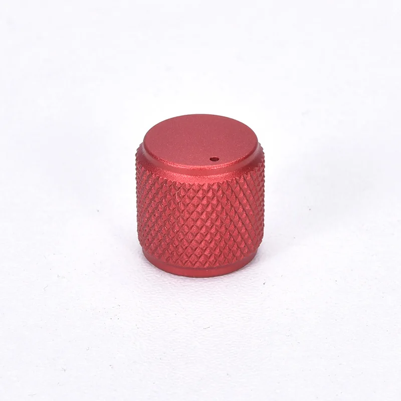 1pcs 알루미늄 원통형 널링 손잡이 직경 15MM 높이 15MM, 전위차계 손잡이 15*15MM