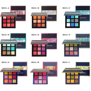 

9 Color Eye Shadow Palette Shiny Matte Glitter Pigment Professional Eyeshadow Compact Beauty Makeup Tools Women Fashion Cosmetic