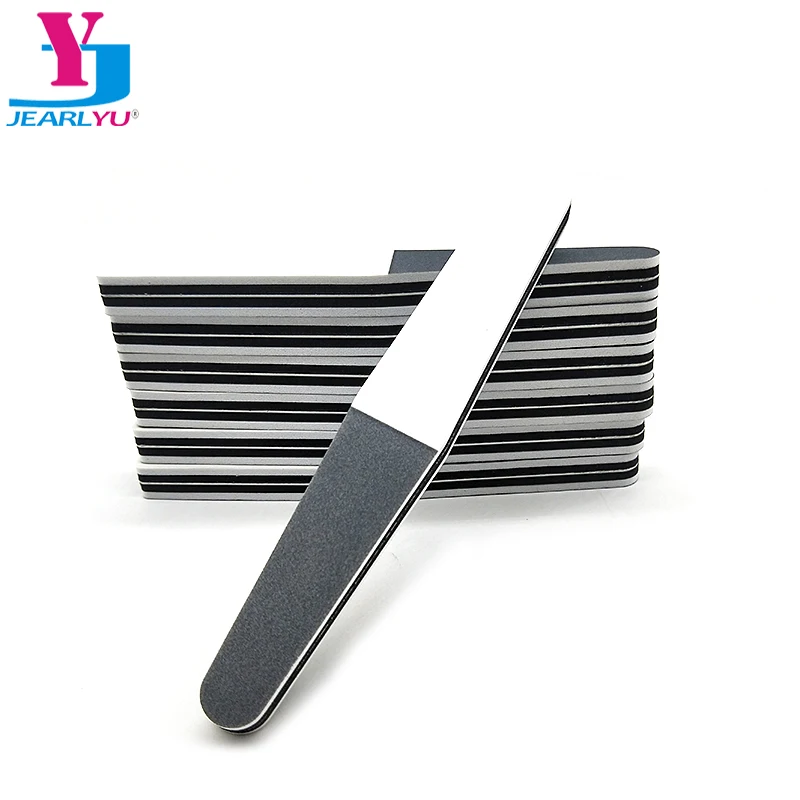 

50 Pcs/Lot Nail Buffer File Diamond Black White Sanding Trimmer Items Grit Block Accessories Polish Blok Polerski Sandpaper Tool