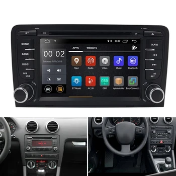 

Android 9.0 2Din Car DVD GPS 4G+32G Multimedia Player Bluetooth Stereo Radio For-Audi A3 8P 2003-2012 S3 2006-2012 RS3 Sportback