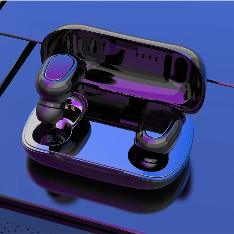 TWS Bluetooth 5 0 гарнитура 2200 мАч зарядная коробка Беспроводная 9D стерео спортивная