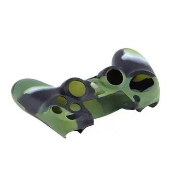 

Camouflage Soft Silicone Cover Case Protection Skin for SONY playstation 4 PS4 Dualshock 4 Controller Hot New Arrival