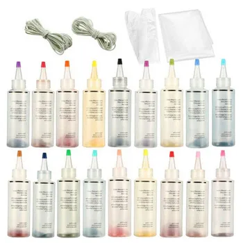 

18 Colors/set One-step Tie Dye Kit DIY Kits for Fabric Textile Craft Arts Clothes for Solo Projects Dyes Paint and Family Fun do