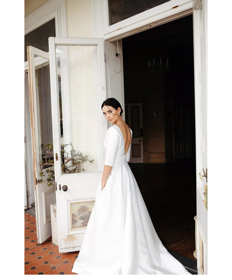 Women White Long Dress Elegant Big Swing V Neck Backless Floor Length Dress Ladies Satin Maxi Dress Summer